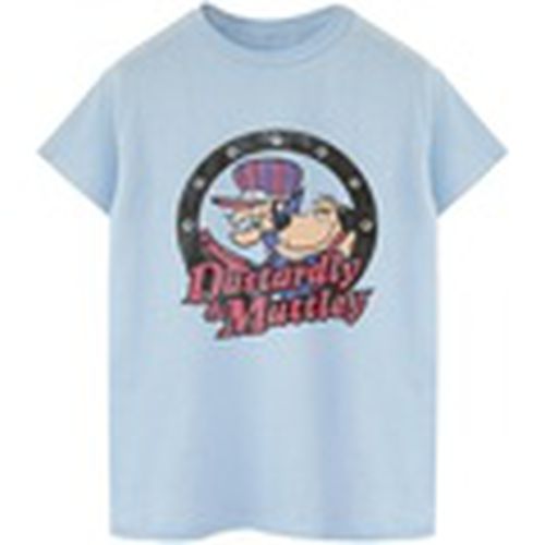 Camiseta manga larga Dastardly And Mutley Circle para hombre - Wacky Races - Modalova