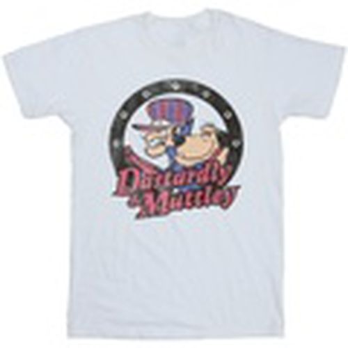 Camiseta manga larga Dastardly And Mutley Circle para hombre - Wacky Races - Modalova