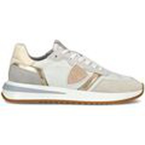 Deportivas Moda TYLD W047 - TROPEZ 2.1 LOW-MONDIAL BLAN OR para mujer - Philippe Model - Modalova