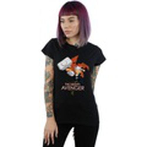 Camiseta manga larga The Mighty Avenger para mujer - Marvel - Modalova