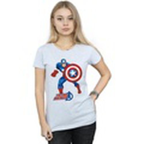 Camiseta manga larga The First Avenger para mujer - Marvel - Modalova