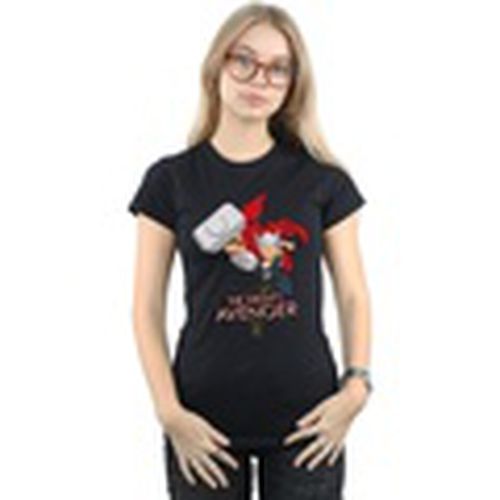 Camiseta manga larga The Mighty Avenger para mujer - Marvel - Modalova