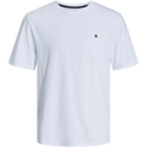 Camiseta 12245087 JJEPAULOS TEE SS CREW NECK NOOS WHITE para hombre - Jack & Jones - Modalova