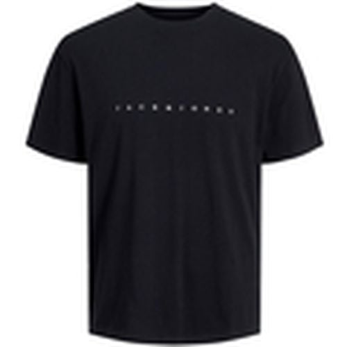 Camiseta 12234746 JJESTAR JJ TEE SS NOOS BLACK para hombre - Jack & Jones - Modalova