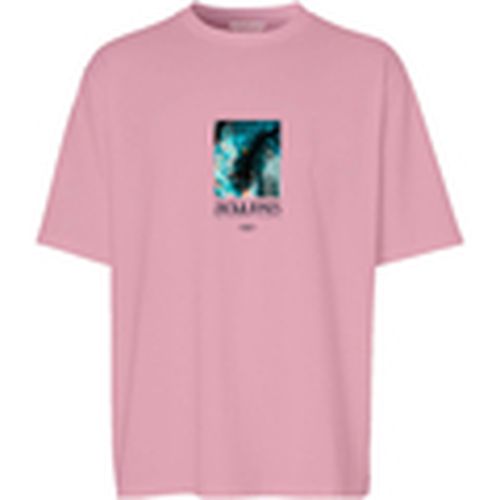 Camiseta 12255639 JORLUCCA TEE SS CREW NECK 2 FST PINK NECTAR para hombre - Jack & Jones - Modalova
