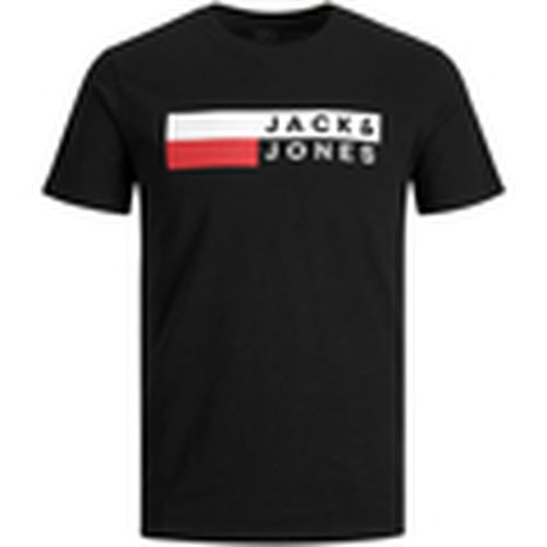Camiseta 12158505 JJECORP LOGO TEE SS O-NECK NOOS PLS BLACK PLAY 4 para hombre - Jack & Jones - Modalova