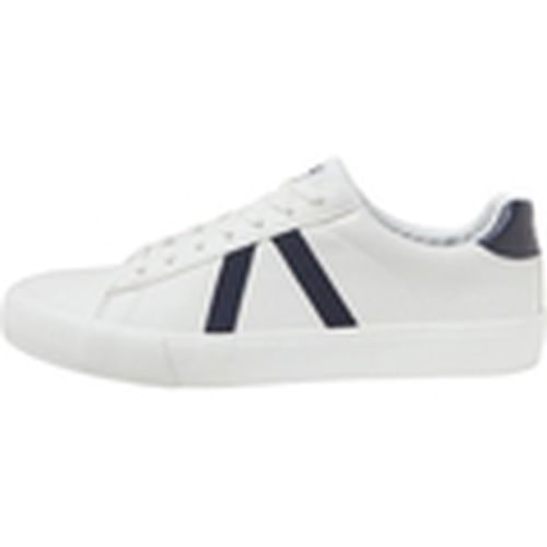 Deportivas Moda 12230427 JFWFREEMAN PU SN Bright White NAVY BLAZER para hombre - Jack & Jones - Modalova