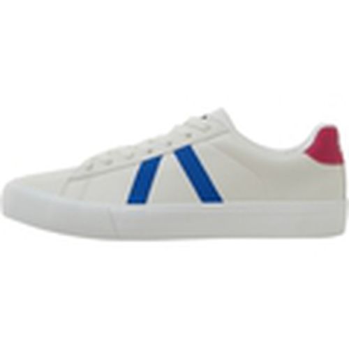 Deportivas Moda 12230427 JFWFREEMAN PU SN BRIGHT WHITE NAUTICAL BLUE para hombre - Jack & Jones - Modalova