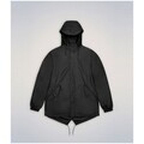 Chaquetas Fishtail Jacket Black para hombre - Rains - Modalova