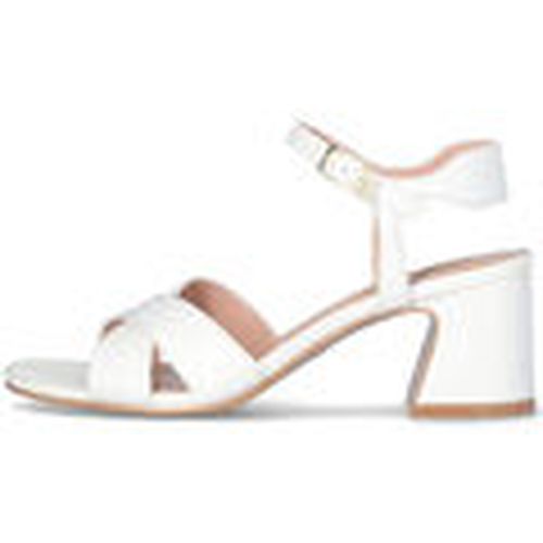 Sandalias Sandalias blancas de piel con tacón para mujer - Liu Jo - Modalova