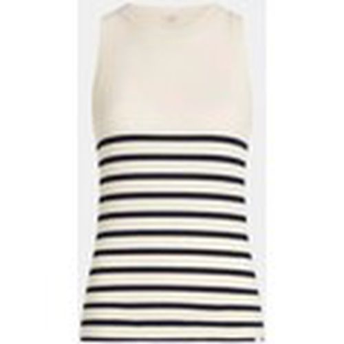 Camiseta Tee Stripe Navy para mujer - Penn & Ink - Modalova