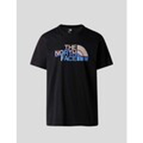 Camiseta CAMISETA MOUNTAIN LINE TEE TNF BLACK para hombre - The North Face - Modalova