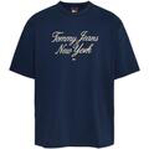Camiseta TJM OVZ LUXE SERIF TJ NY TEE para hombre - Tommy Jeans - Modalova