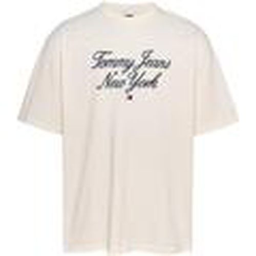 Camiseta TJM OVZ LUXE SERIF TJ NY TEE para hombre - Tommy Jeans - Modalova