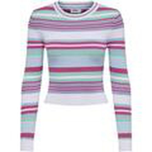 Jersey ONLMELEKA LS CROPPED STRIPE ONECK para mujer - Only - Modalova