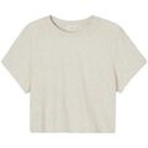 Camiseta Camiseta Ypawood Cropped Mujer Heather Grey para mujer - American Vintage - Modalova