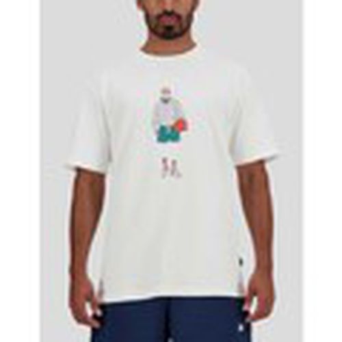 Camiseta CAMISETA ATHLETICS BASKETBALL TEE SEA SALT para hombre - New Balance - Modalova