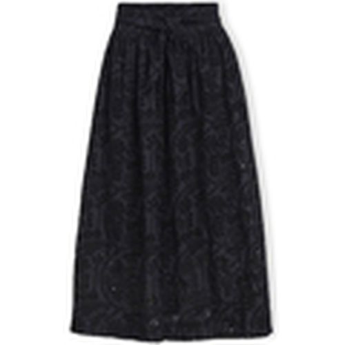 Falda Bodie Skirt - Black/Denim Blue para mujer - Object - Modalova