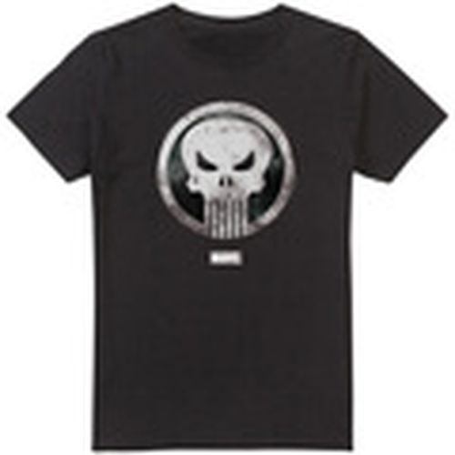 Camiseta manga larga Worn Skull para hombre - The Punisher - Modalova