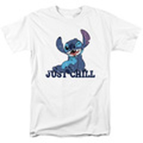 Camiseta manga larga Just Chill para hombre - Lilo & Stitch - Modalova