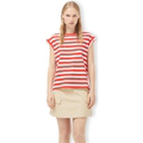 Jersey COMPAÑIA FANTÁSTICA T-Shirt 42012 - White/Red para mujer - Compania Fantastica - Modalova