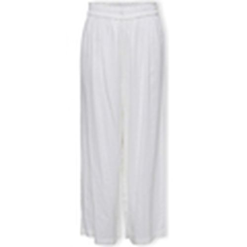 Pantalones Noos Tokyo Linen Trousers - Bright White para mujer - Only - Modalova