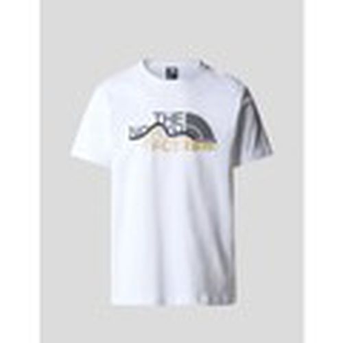 Camiseta CAMISETA MOUNTAIN LINE TEE TNF WHITE para hombre - The North Face - Modalova