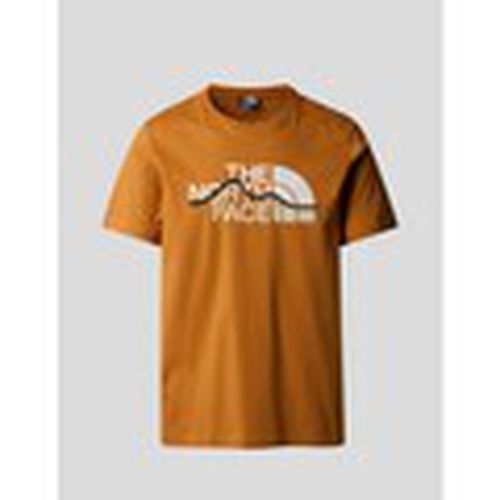 Camiseta CAMISETA MOUNTAIN LINE TEE DESSERT RUST para hombre - The North Face - Modalova