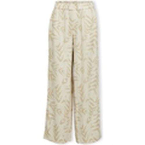 Pantalones Emira Trousers - Sandshell/Natural para mujer - Object - Modalova