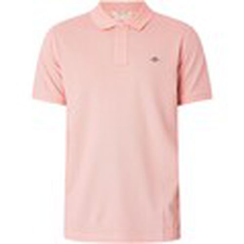 Polo Polo de piqué con escudo regular para hombre - Gant - Modalova