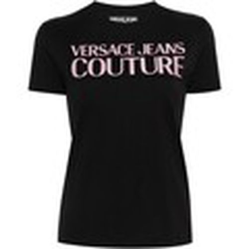 Camisa - Camiseta Logo Gummy Gliter Logo Rosa para mujer - Versace Jeans Couture - Modalova
