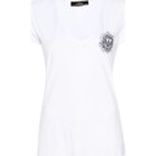 Tops y Camisetas T-SHIRT CON STAMPA E STRASS Art. 241AP2521 para mujer - Twin Set - Modalova
