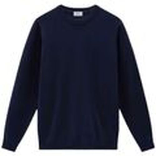 Jersey Suéter Logo Hombre Melton Blue para hombre - Woolrich - Modalova