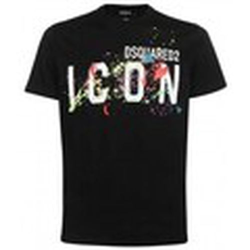 Camiseta T-Shirt Icon Homme noir para mujer - Dsquared - Modalova