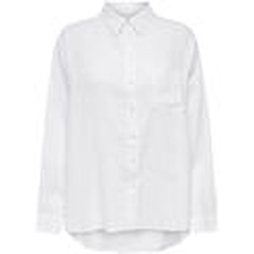 Camisa 15259585 TOKYO LINEN SHIRT-BRIGHT WHITE para mujer - Only - Modalova