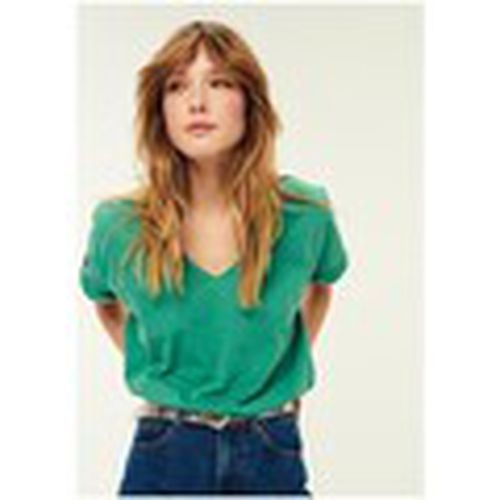 Camiseta Zaeline Tshirt Green para mujer - Des Petits Hauts - Modalova