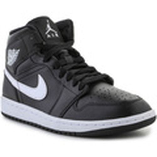 Zapatillas de baloncesto Air Jordan 1 Mid Wmns ""Black White"" DV0991-001 para mujer - Nike - Modalova