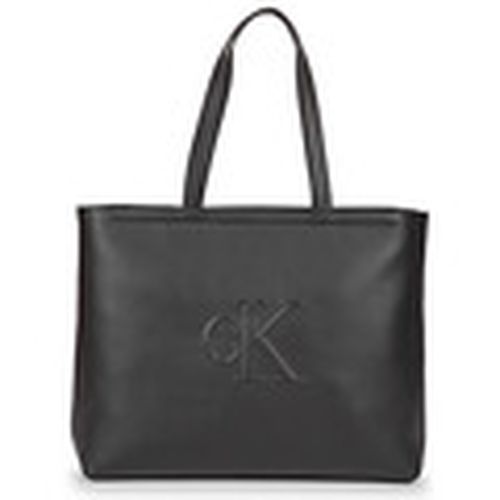 Bolsa SCULPTED SLIM TOTE34 DEBOSS para mujer - Calvin Klein Jeans - Modalova