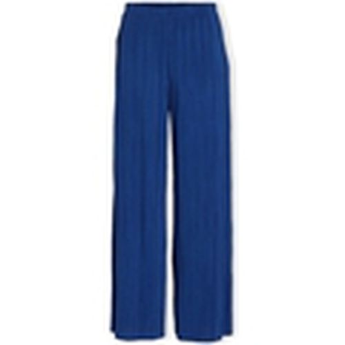 Pantalones Noos Trousers Plise - True Blue para mujer - Vila - Modalova