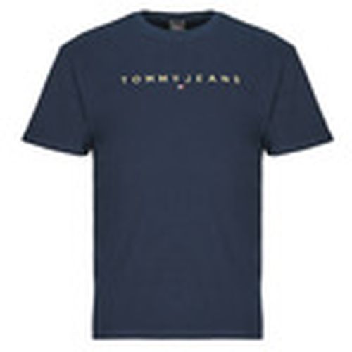 Camiseta TJM REG GOLD LINEAR LOGO TEE EXT para hombre - Tommy Jeans - Modalova