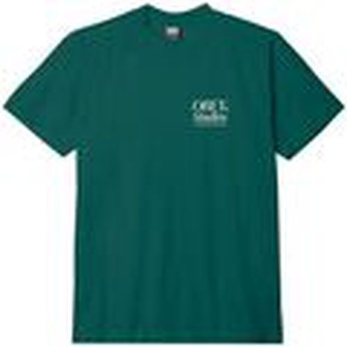 Camiseta Camiseta Studios Icon Hombre Adventure Green para hombre - Obey - Modalova