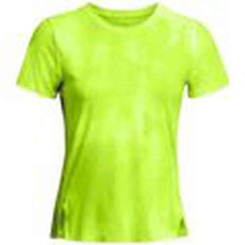 Camiseta Camiseta Launch Elite Printed Mujer High Vis Yellow/Reflective para mujer - Under Armour - Modalova