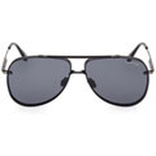 Gafas de sol Occhiali da Sole Leon FT1071/S 01A para hombre - Tom Ford - Modalova