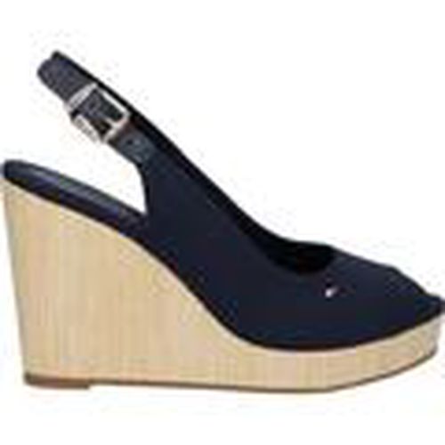 Alpargatas FW0FW04789 ICONIC ELENA SLING BACK WEDGE para mujer - Tommy Hilfiger - Modalova