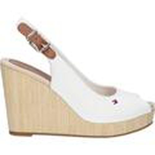 Alpargatas FW0FW04789 ICONIC ELENA SLING BACK WEDGE para mujer - Tommy Hilfiger - Modalova