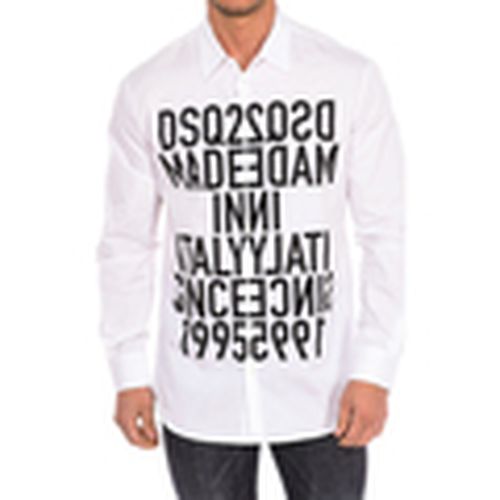Camisa manga larga S74DM0521-S36275-100 para hombre - Dsquared - Modalova