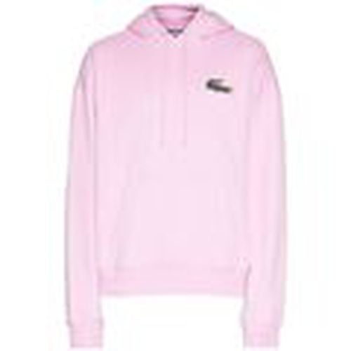 Jersey Sudadera Loose Fit Hoody Pink para mujer - Lacoste - Modalova