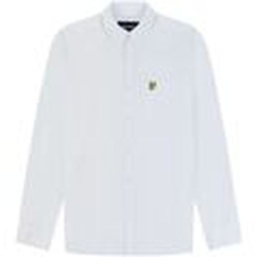 Camisa manga larga LW2004V COTTON LINEN BD-626 WHITE para hombre - Lyle & Scott - Modalova