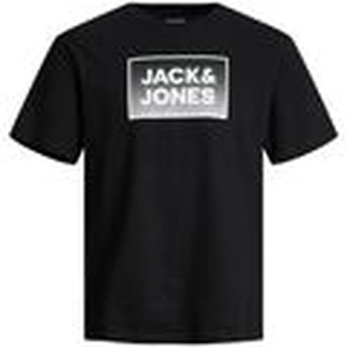 Tops y Camisetas 12249331 STEEL-BLACK para hombre - Jack & Jones - Modalova