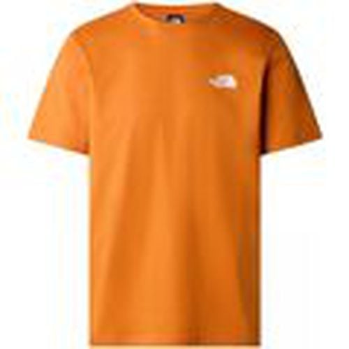 Tops y Camisetas NF0A87NP M SS BOX NSE TEE-PCO ORANGE para hombre - The North Face - Modalova